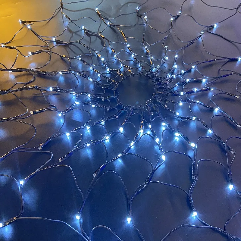 
Outdoor Warm White Waterproof Spider Fairy Light Nets 
