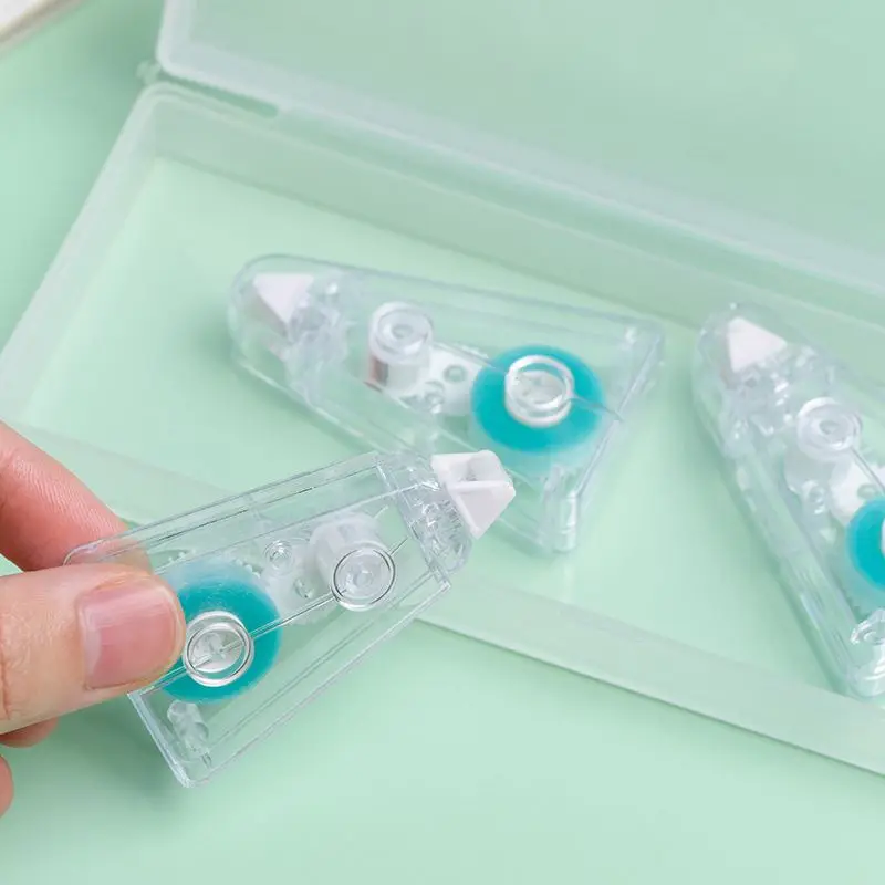 Ins Erasable Point Glue Correction Tape Fresh Double-sided Sticky Geometric Modeling Tape Correction Ultra-thin
