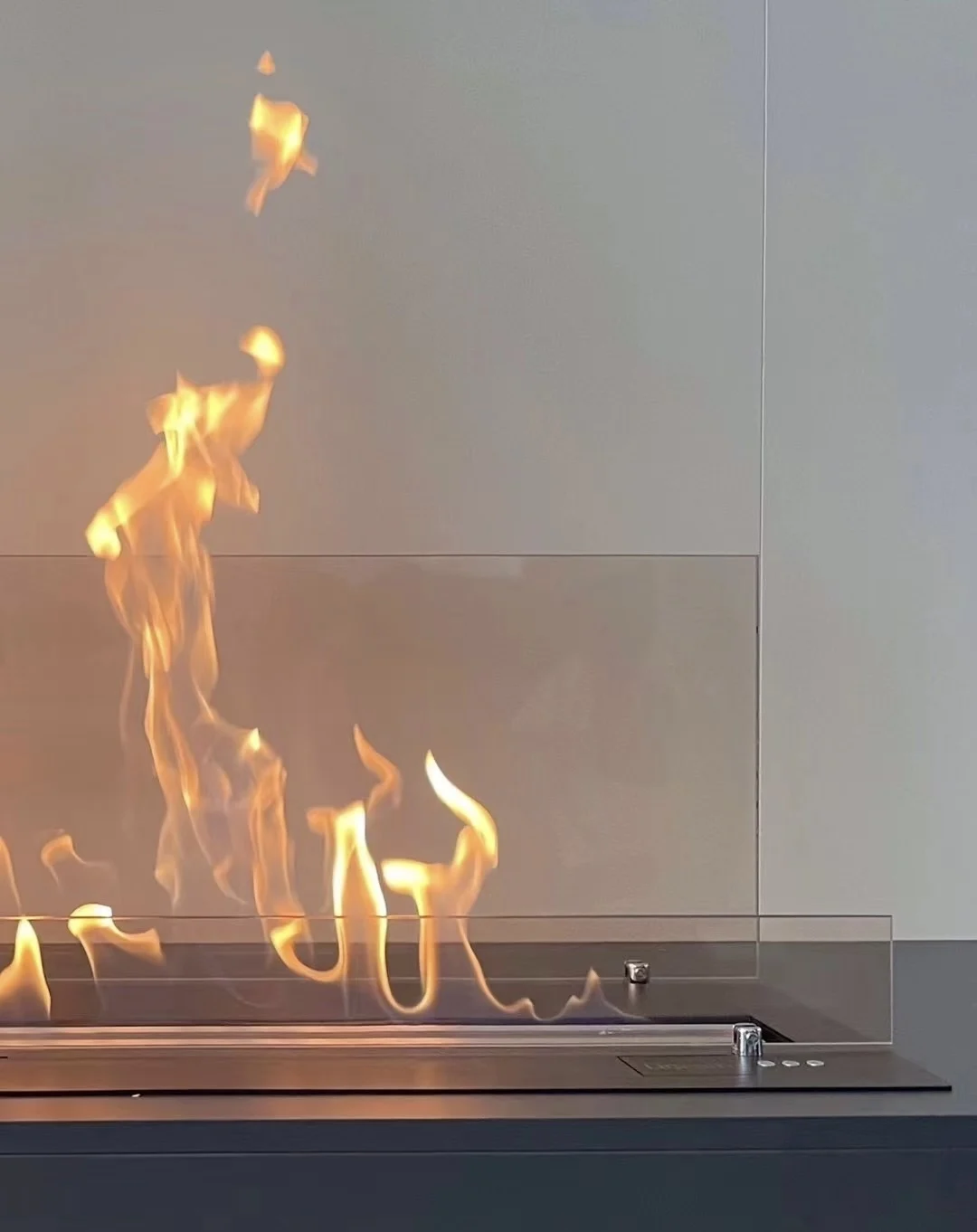 indoor black metal ventless wall mounted fire pit bio ethanol  bioethanol stone bioethanol fireplace peninsula gas