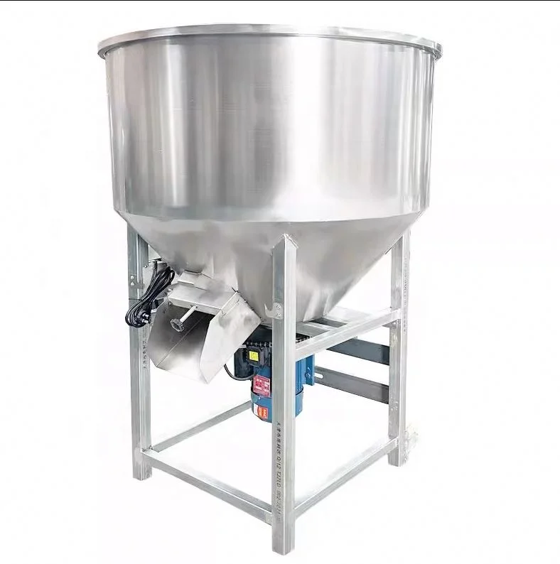 Stainless Steel Poultry Feeding Mixer Processing Grain Grinder Machine Animal Feed Mill Mixer