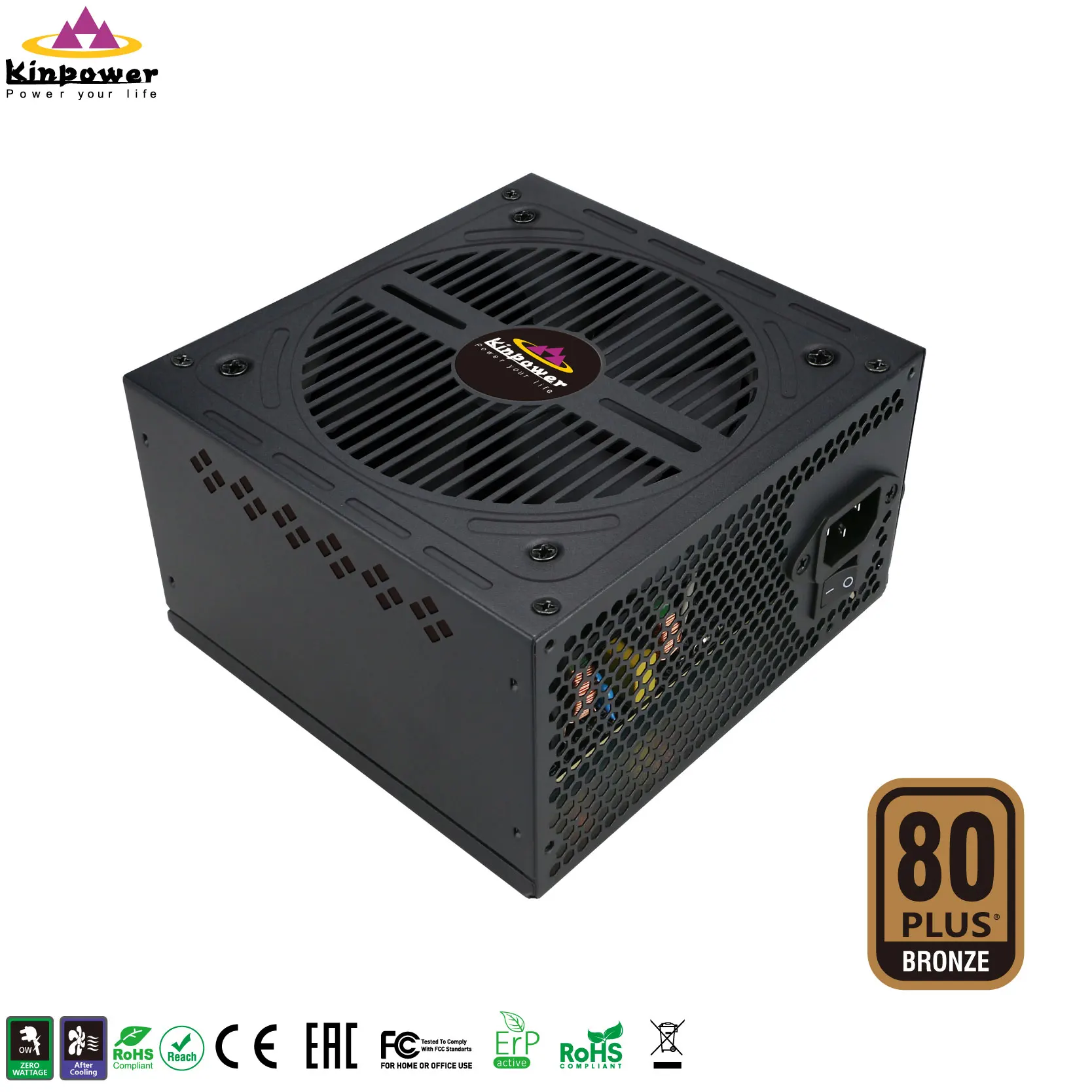 700W atx power supply pc gaming power 12 cm cooling fan 80 plus bronze level