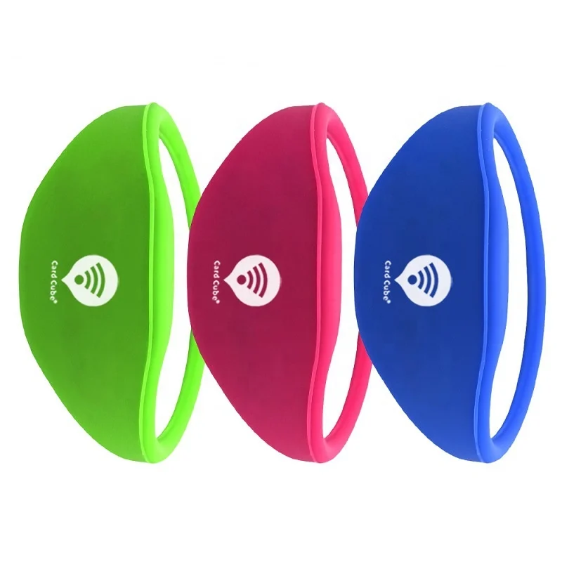 Custom Waterproof Passive Nfc Bracelet Silicone Rfid Wristband