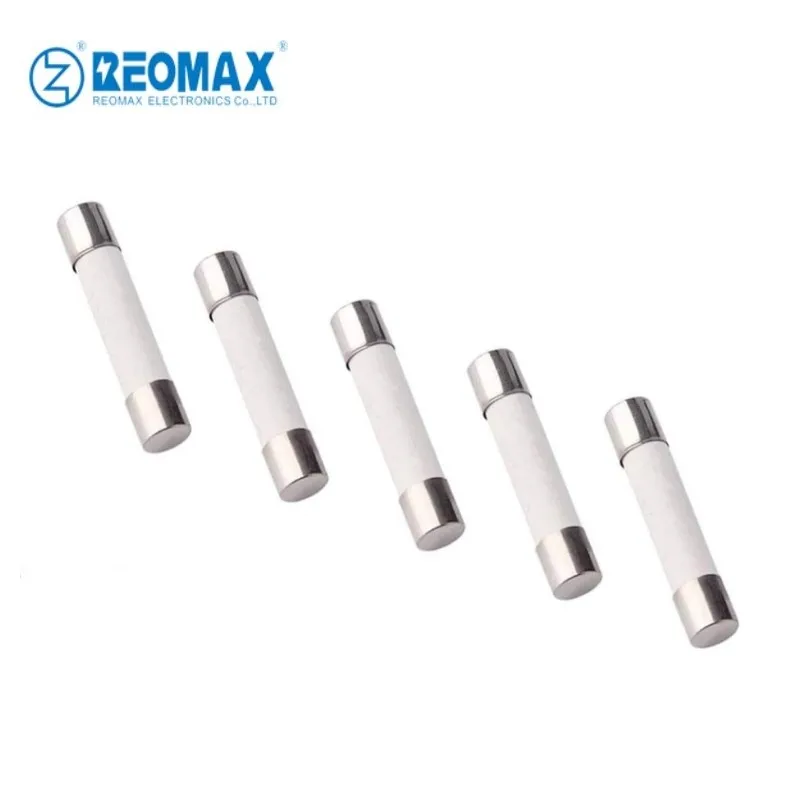 High Quality 250V Ceramic Tube Fuse 6x30mm 6.35x32mm 200mA-50A Fast Acting Time Lag Ceramic Fuses