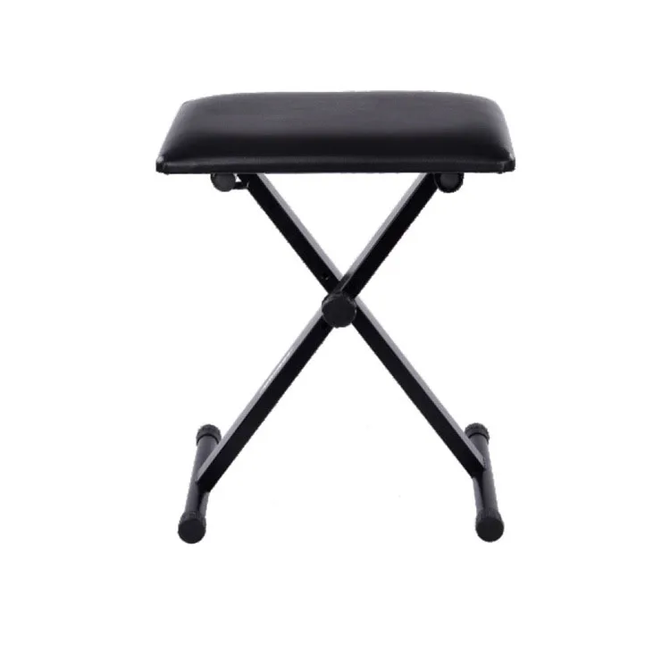 Wholesale high grade and good quality flexible folding single piano stool Comfortable keyboard&digital piano bench could OEM