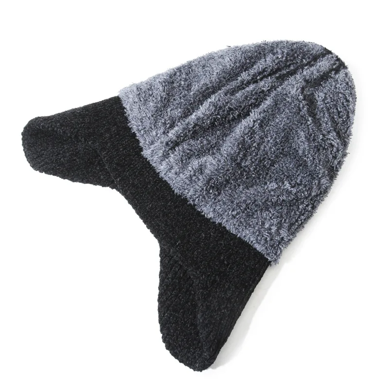 BESTELLA High Quality Acrylic Winter Beanies Fashion Design Ear Wrapped Knit Hats with Snowflake Printing Patterns Warm Hats