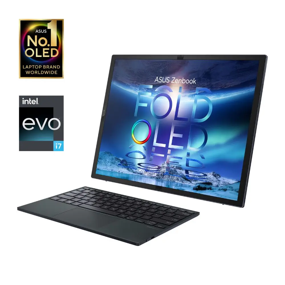 As us Zenbook 17 Fold OLED UX9702xy Laptop i7-1250U 16GB RAM 1TB SSD 17.3 inch DisplayIris Xe Graphic card