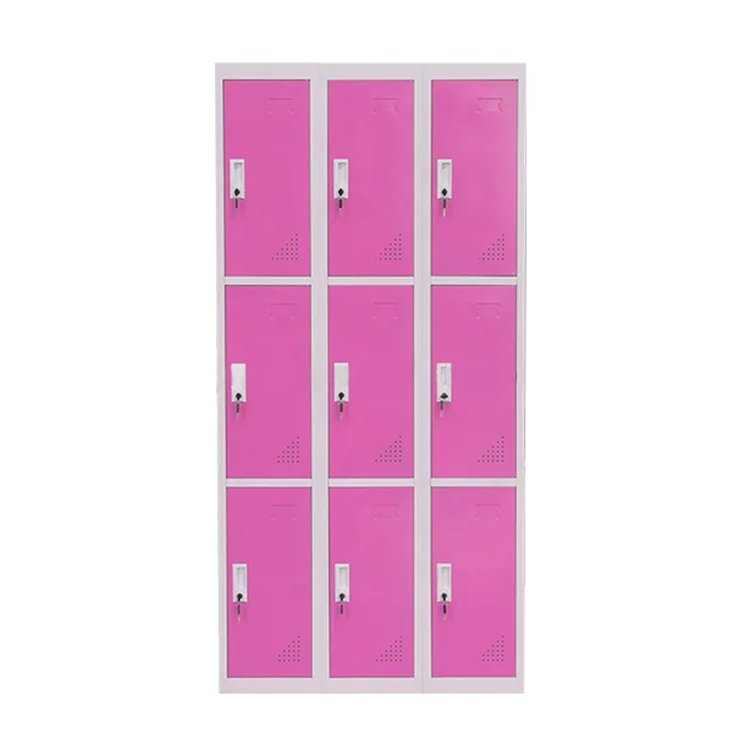 Custom gym natatorium locker factory staff dormitory locker multi-color home bedroom metal cabinet steel wardrobe
