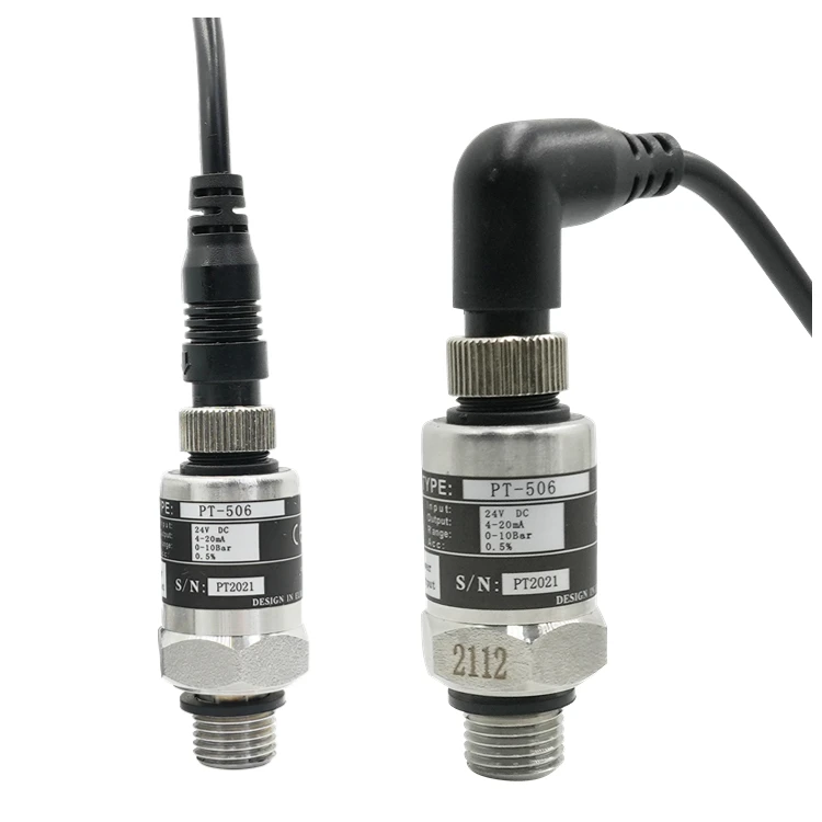 Датчик давления воды PT-506 IP 68 0-10bar 24VDC 4-20mA G1/4 с кабелем