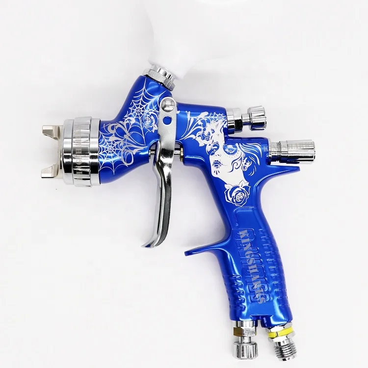 Rose design Personalized cool HVLP professional professional car paint gun automobile car refinish coatings spray gun