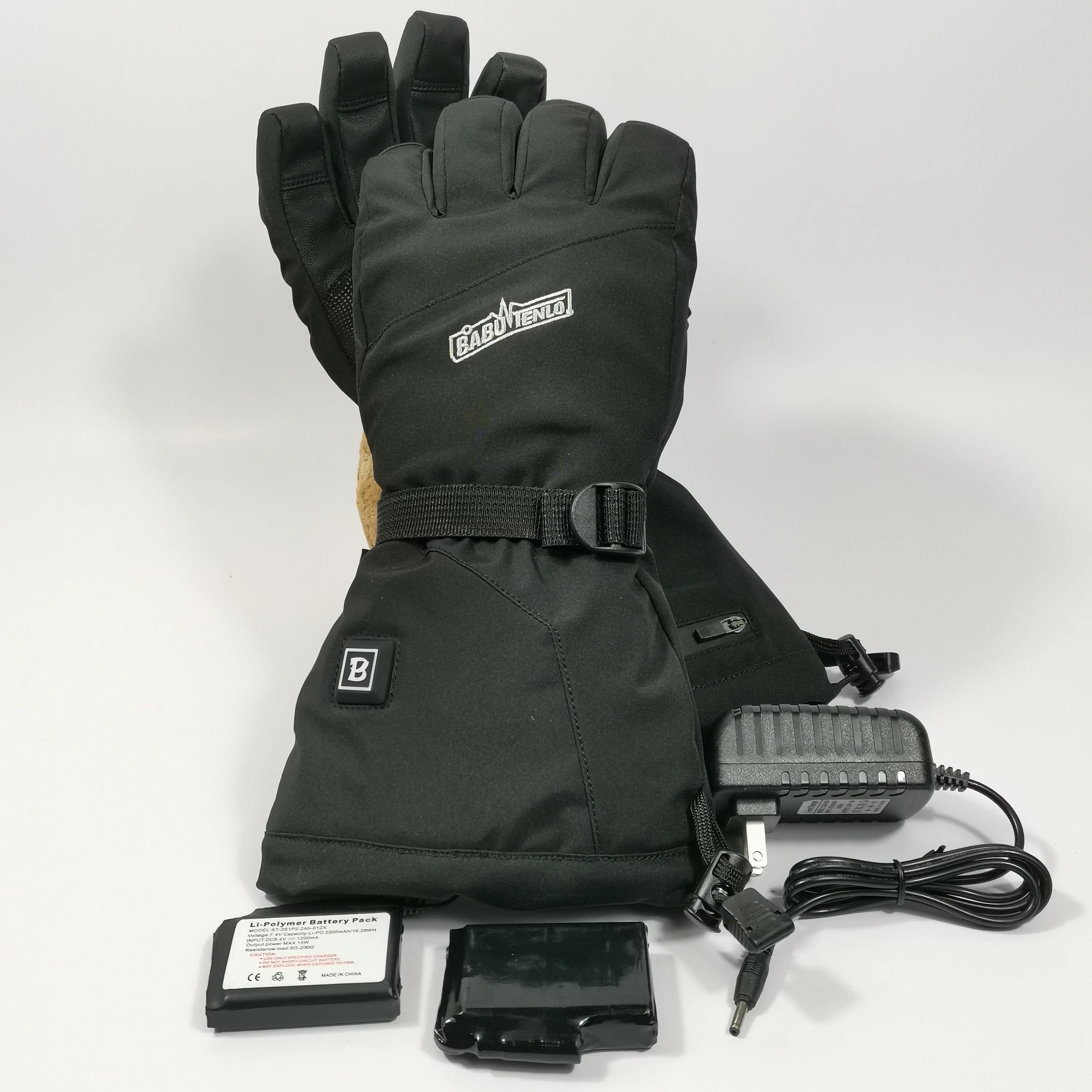 Snow Gloves Winter Rechargeable Heated Gloves Custom Waterproof Winter Ski Gloves
