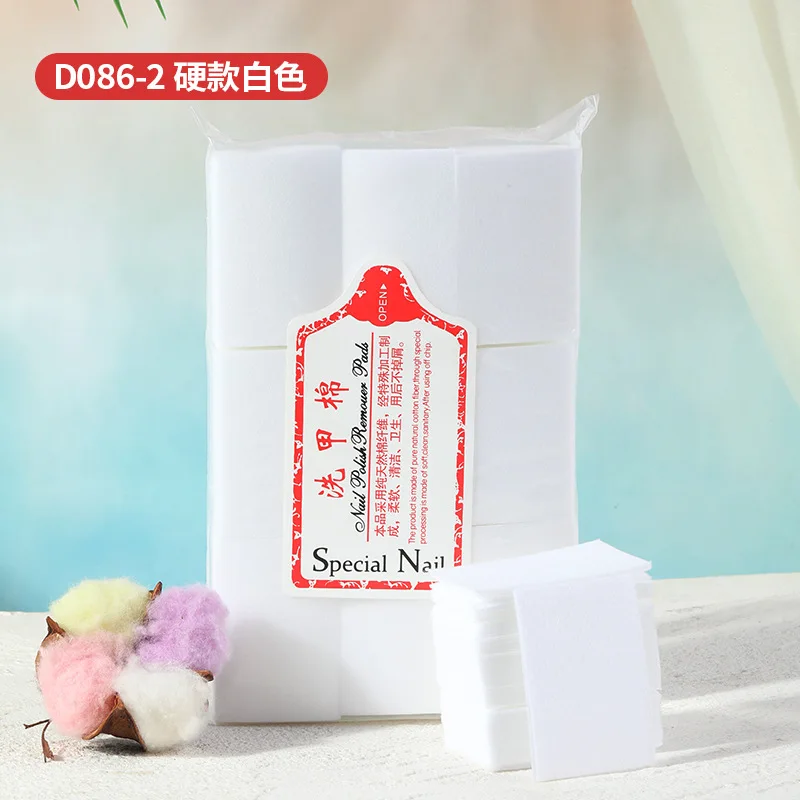 1Bag Cotton Nail Towel Gel Polish Remover Professional Salon  Manicure Lint-Free Wipes pads Nail polish remover lint tissue