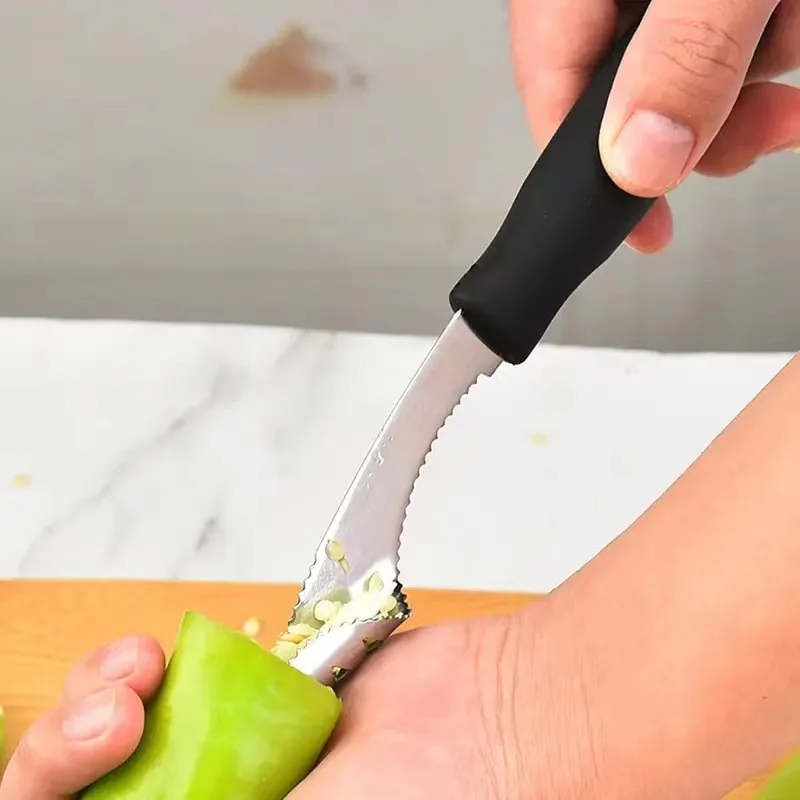 Pepper Corer Stainless Steel Chili Corer Remover Pepper Pepper Cutter Corer Slicer Tomato Fruit Kitchen Tools