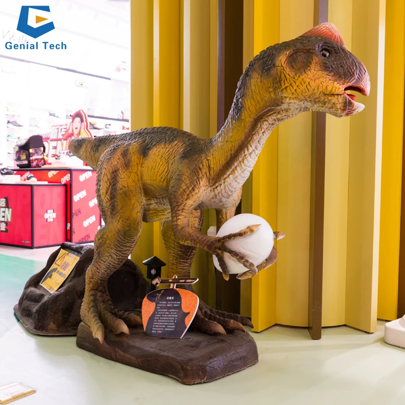 SGD31 High Quality Indoor Animatronic Dinosaur Model Realistic Therizinosaur Dino For Museum