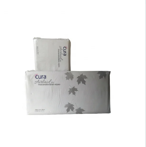 Disposable Super Absorbent Dry Wipes Washcloths For Personal Care