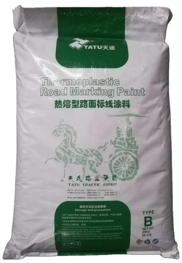 ReflectiveThermoplastic (hot melt) road marking paint