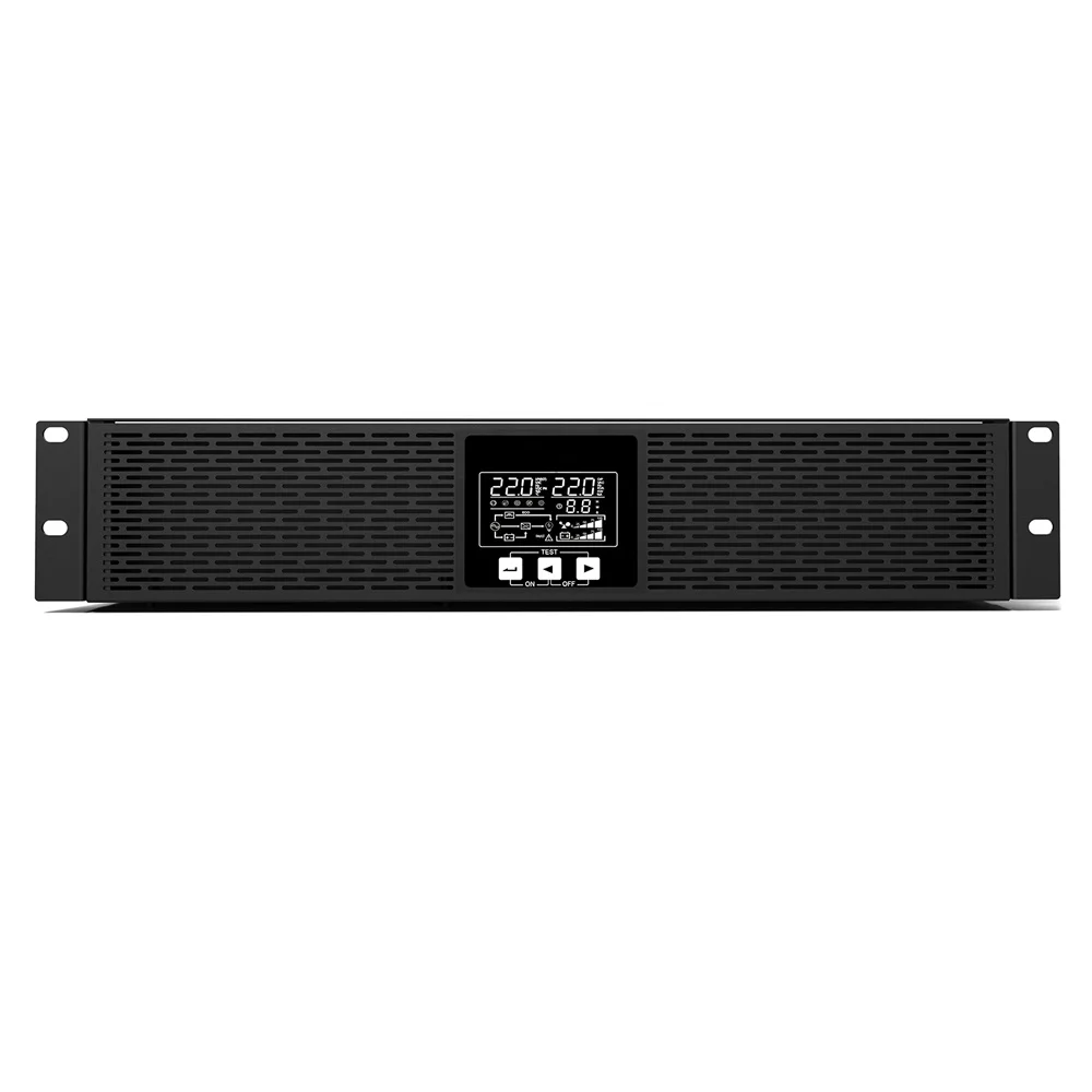  Online UPS 1 кВА 2 3 2U в стойку онлайн резервный источник питания с внутренней батареей 4. OEM
