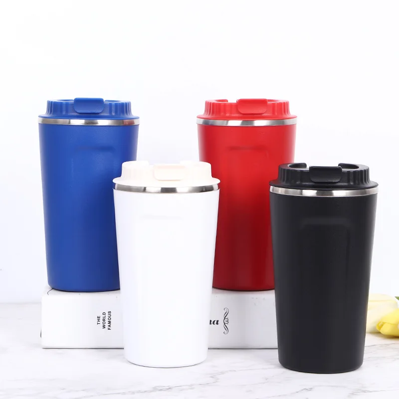 Seaygift custom 510ml heated double walled vacuum coffee mug portable insulated coffee mug best seller product