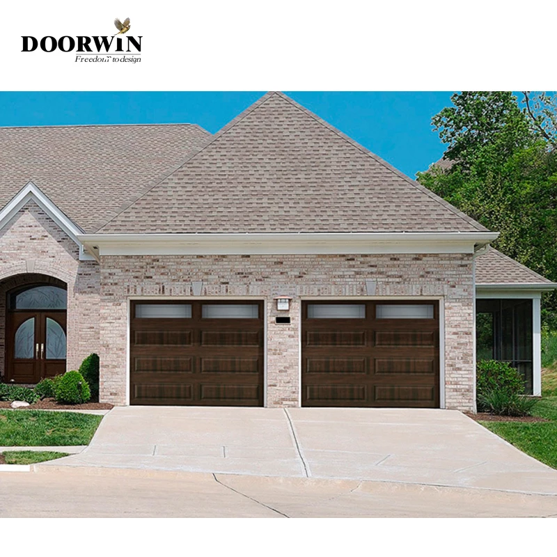 Automatic Steel PU Foam Insulated Remote Control Overhead Garage Doors