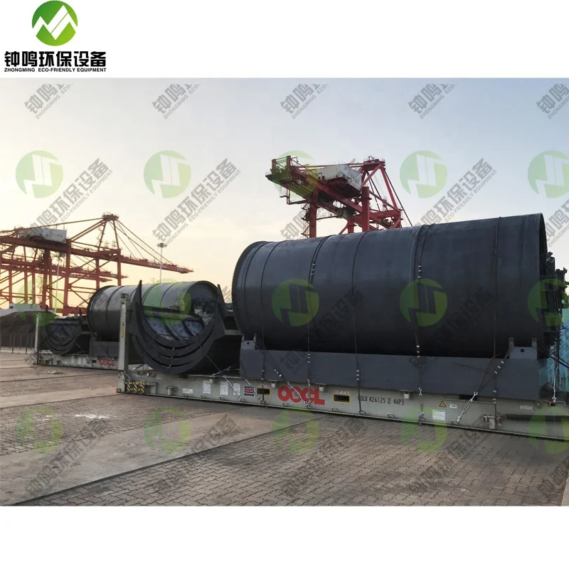 Fully Automatic 2021 New Design Tyre/Tire Pyrolysis Plant Pyrolysis Carbon Black and Fuel Oil