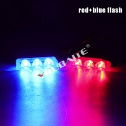 Car Mid-grid Flashing Lights Led High-power Wireless One-to-two Ultra-bright Clearing Warning Lights Modified Decorative Light