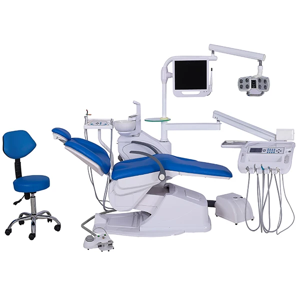 Foshan Imported American tubing Clinic Multifunction high quality Medical Dental Equipment dental chair
