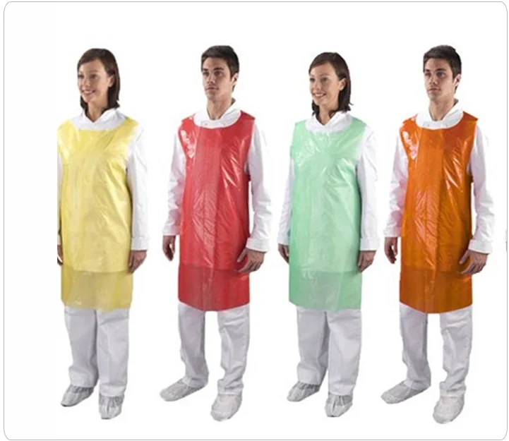 PE disposable aprons