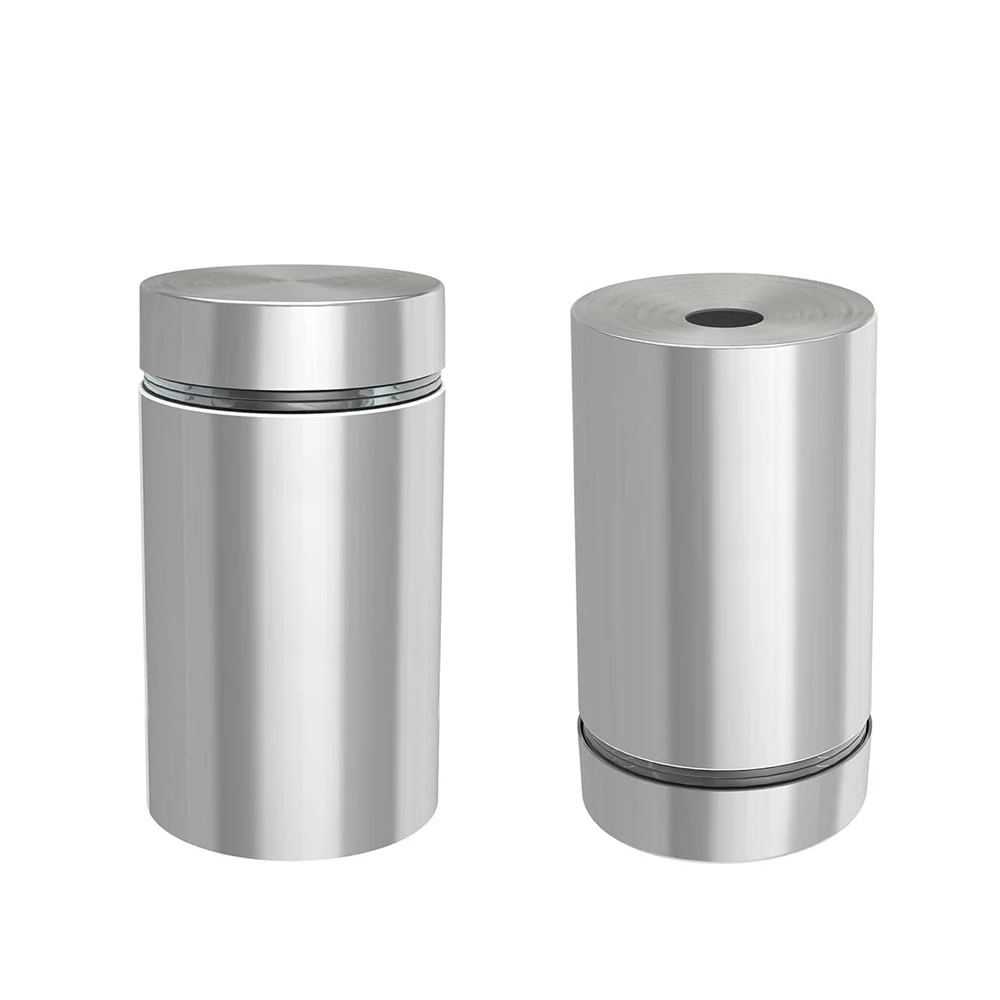 
 Стеклянные стойки из нержавеющей стали  