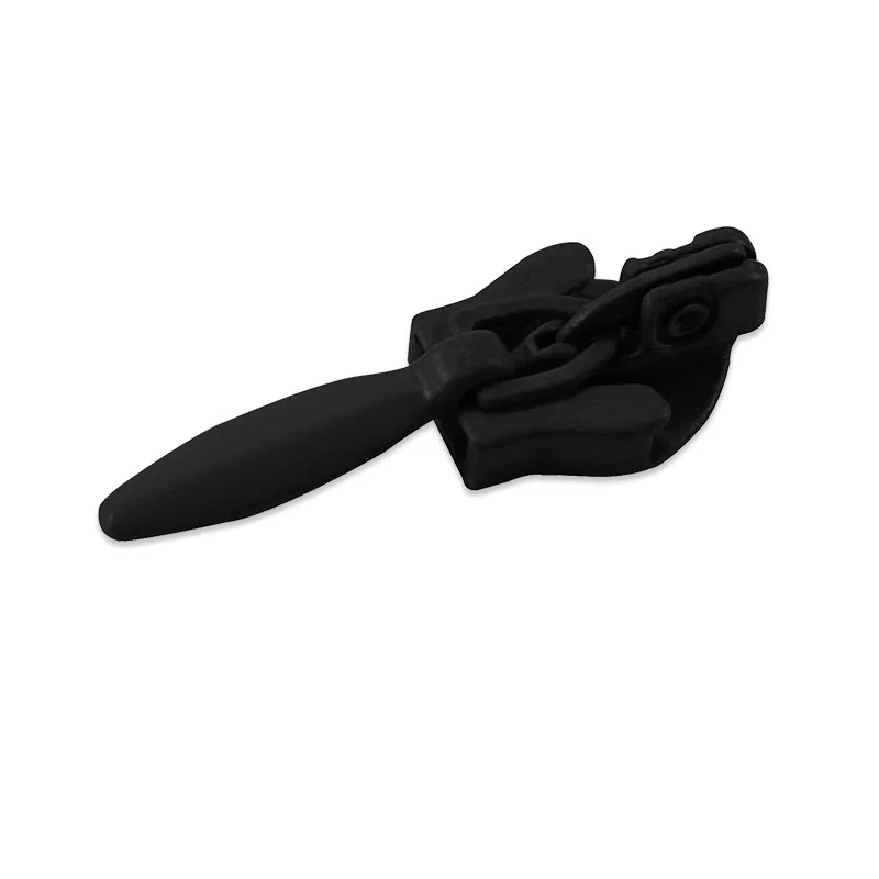 SAS Invisible Zipper Pull Auto Lock Slider Heads For Dress Skirt Custom Logo Sliders Invisible Zip Head