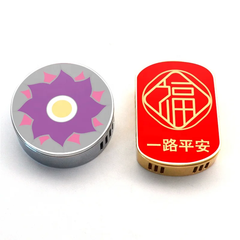 Custom Metal Scent Air Freshener Spray Car Fragrance Perfume Diffuser