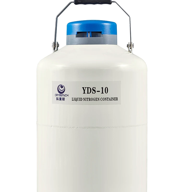 YDS-10A 10L Cryogenic Liquid Nitrogen Containers Semen Thermos For Artificial Insemination