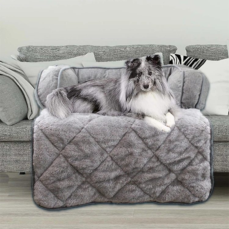 Многофункциональная дышащая пушистая фетровая кровать для собак Роскошная грязеотталкивающая диван-подушка для домашних животных спальная кровать