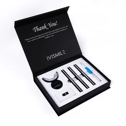 IVISMILE Home Food Grade Blue Light 35% Peroxide Gel tooth whitening gel anti-allergic Pen Teeth Whitening LED Kit