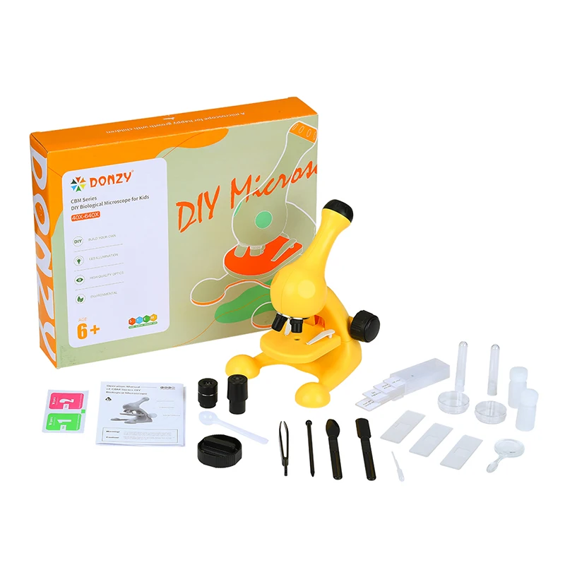 Manufacturer specialized 10X education toys microscope children microscope for sale