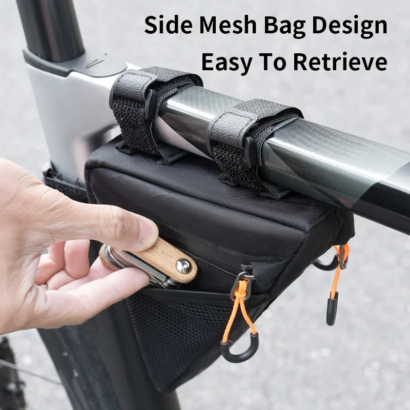 ESLNF Quick Release Bicycle Triangle Bag Top Tube Storage Tool Bike Frame Bag