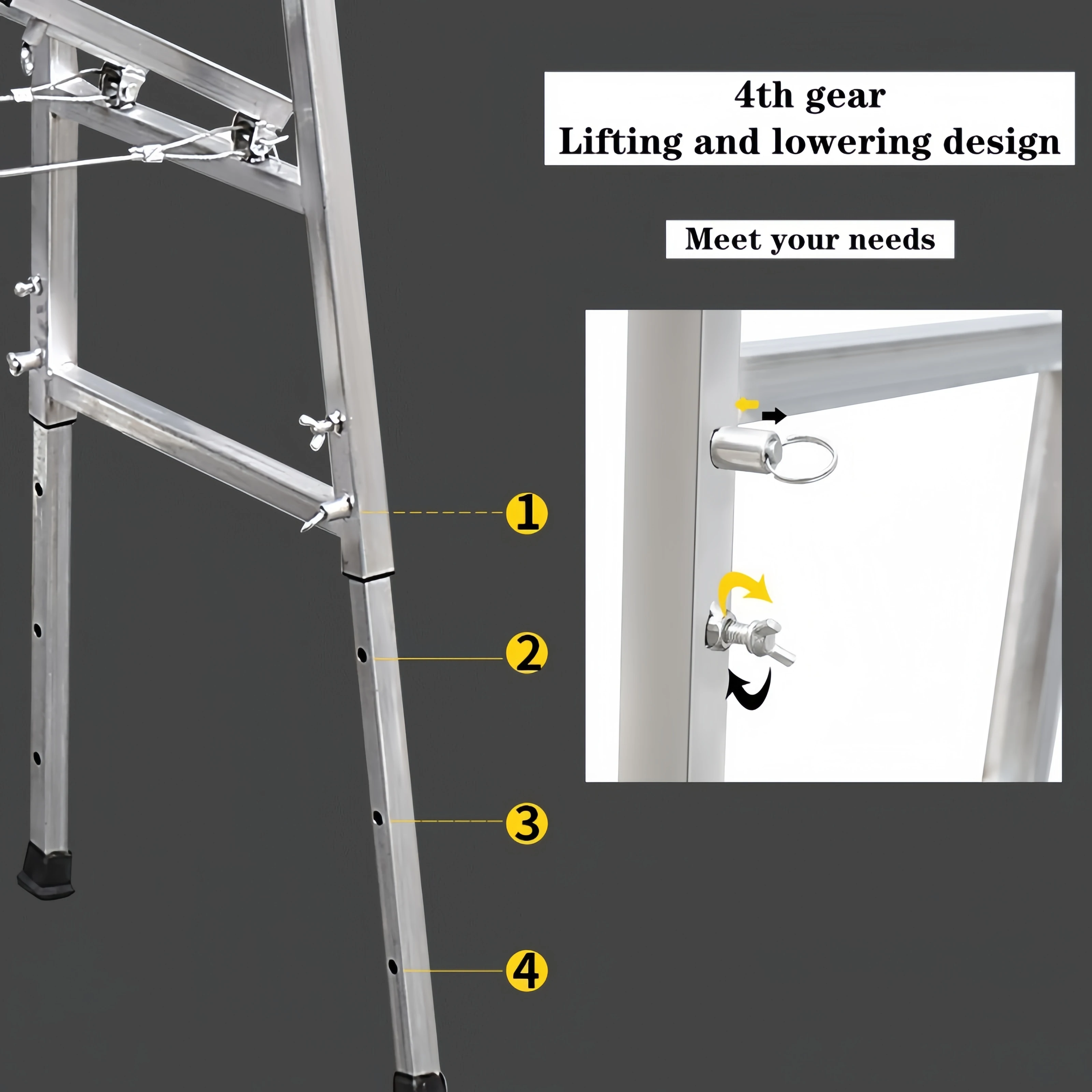 Simple And Easy To Operate Foldable Stable And Portable Multifunctional Other Scaffolding Ladders