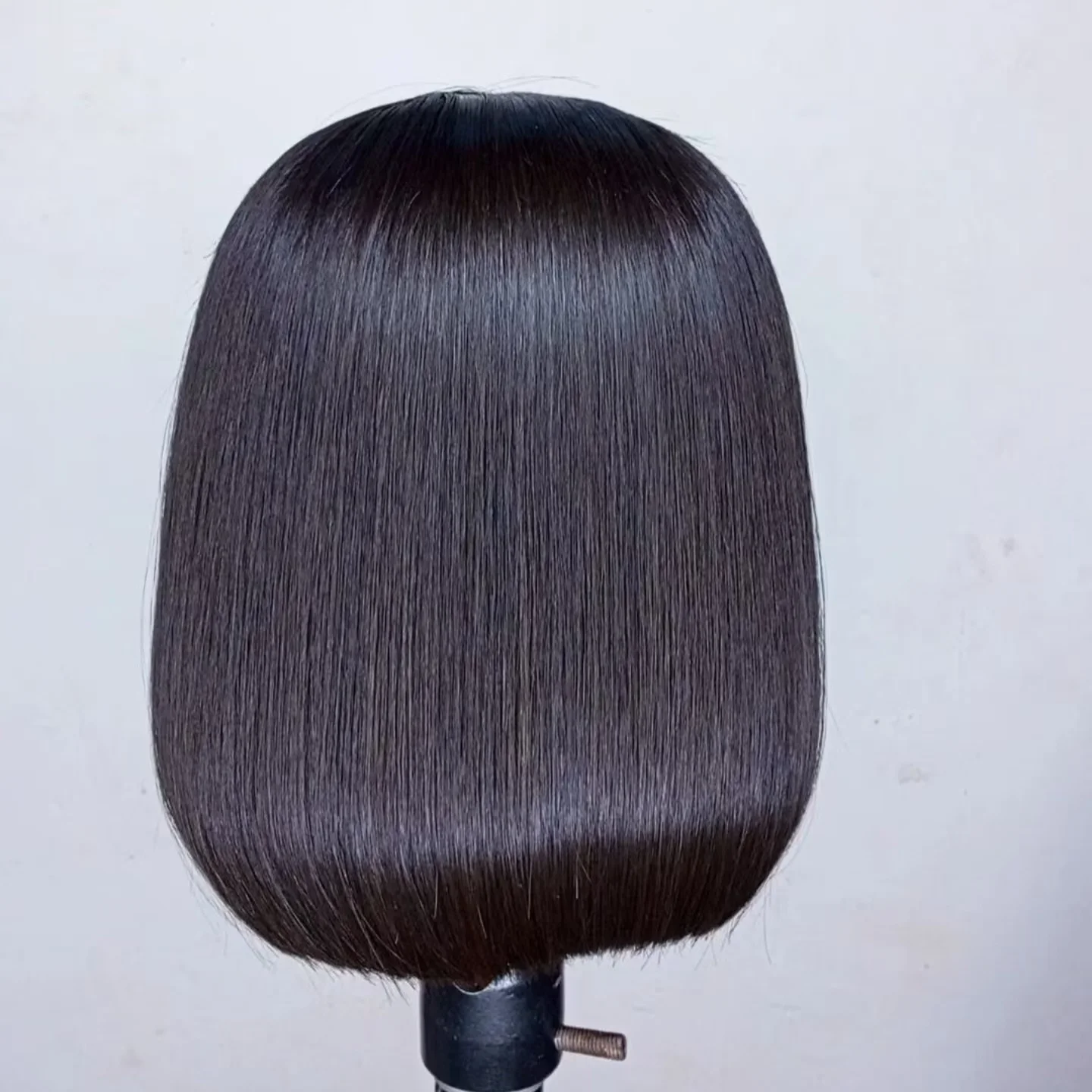 8 inch lace front glueless brazilian colored  lace frontal peruvian square cut colorful bob wig for black women