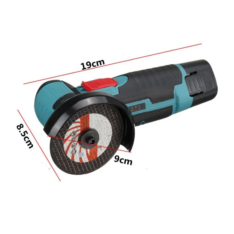 3 Inch Portable Mini Cordless Chainsaw Tool Micro Grinding Polishing Electric Angle Grinder