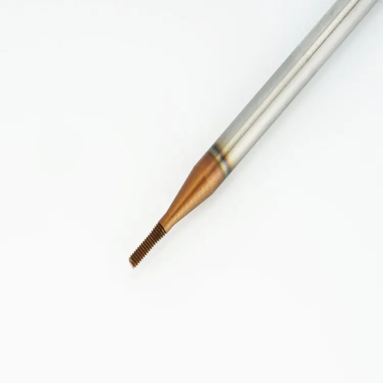 Classic HSS Flute Taps Through-Hole Machine Tap With Stable Quality TIN Coating For Machining Occasions