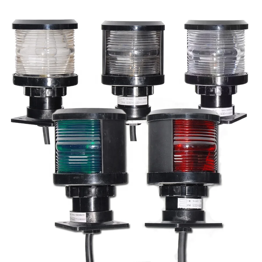 CXH-3P B15d Marine Navigation Signal Light 12V 24V 25W For Less Than 12m Boat Ship Yacht Equipment