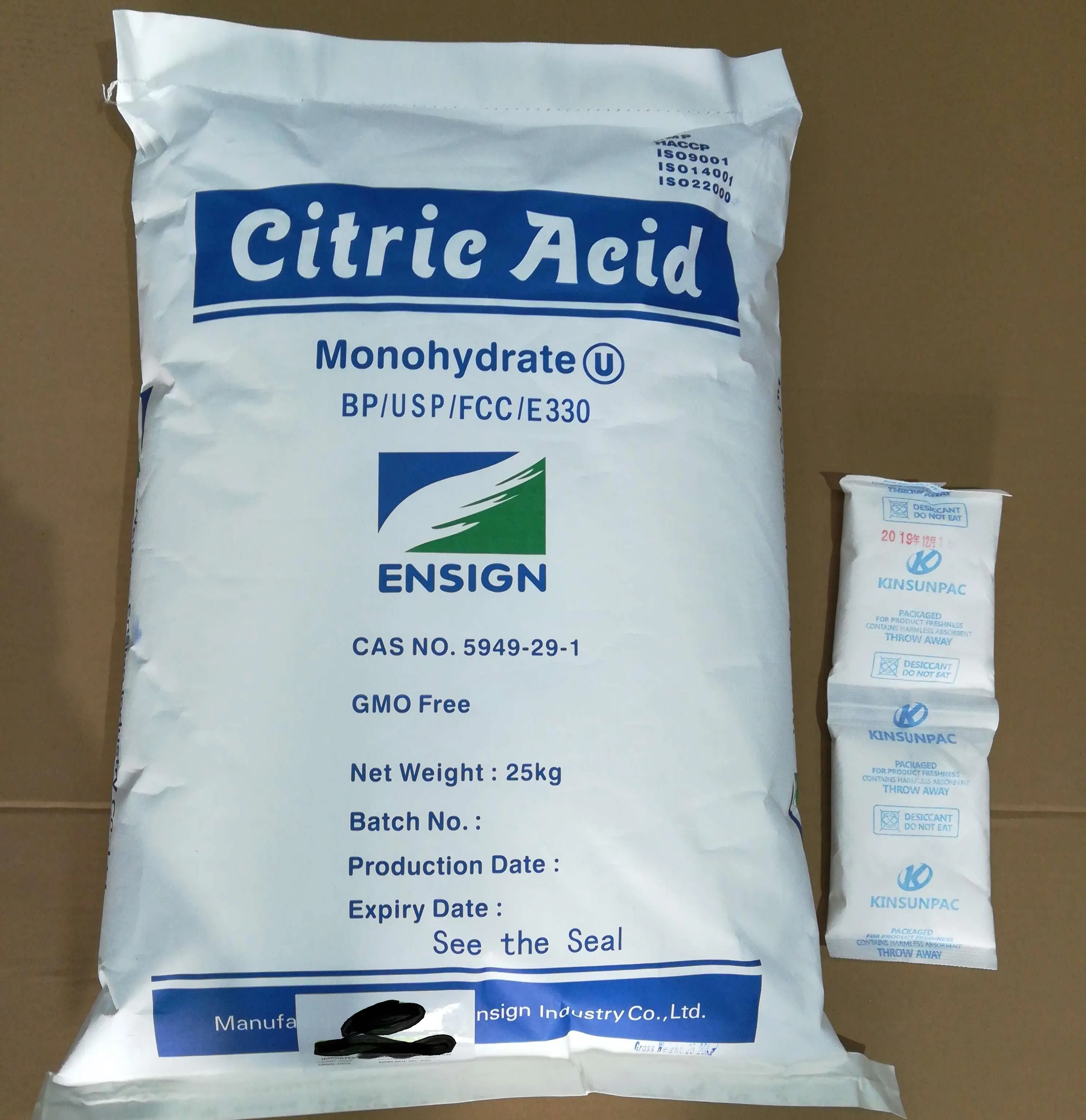 
The Year 2021 Fine Crystal Powder Food Grade Citric Acid Monohydrate 