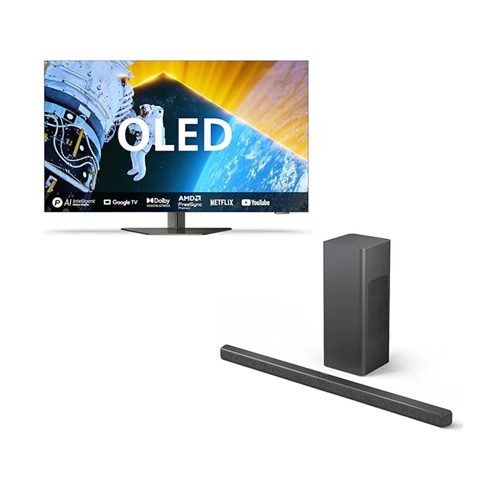 Обновленный умный 4K HD HDR OLED TV с Googlee & Assistant поддерживает все основные форматы