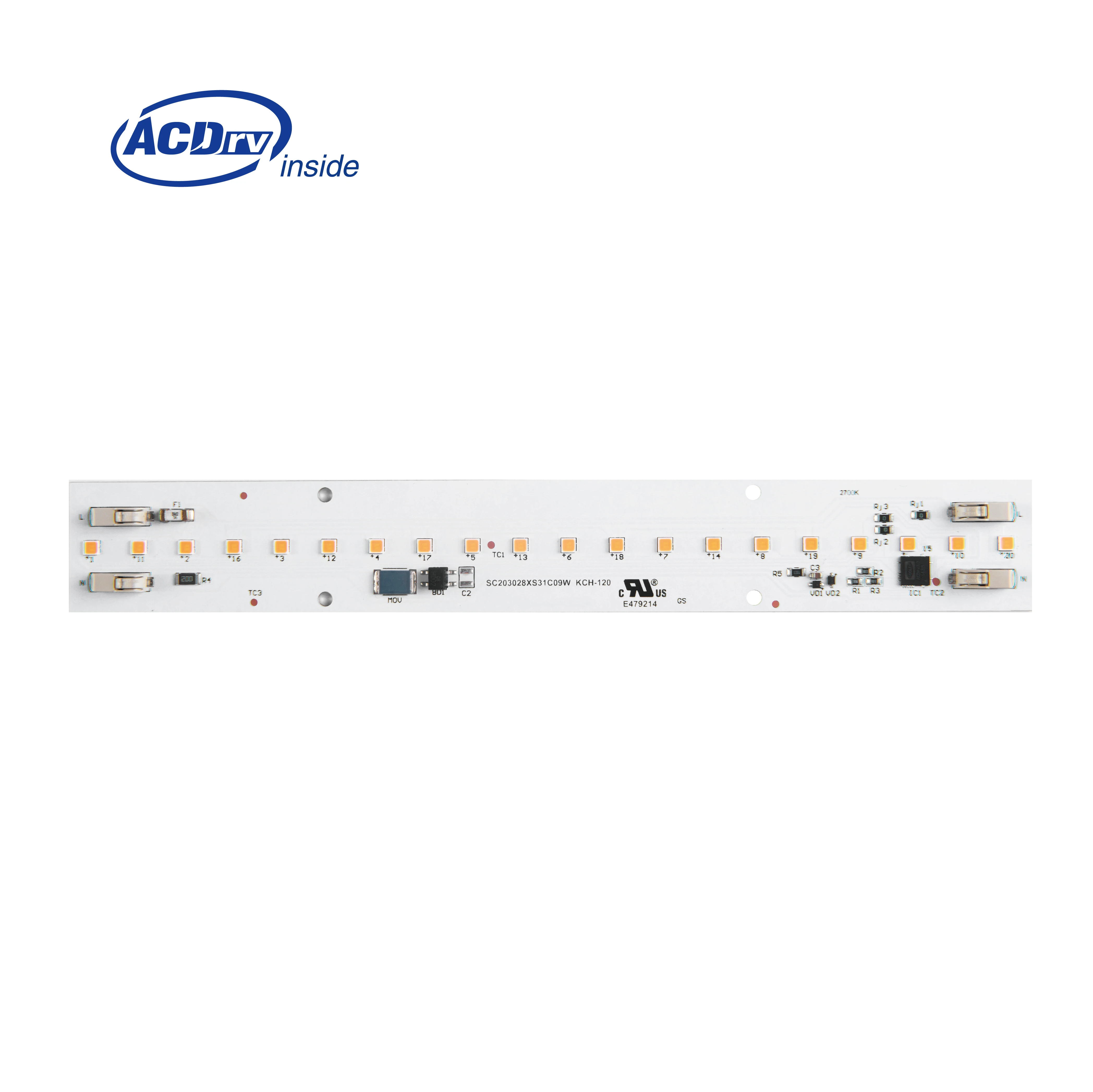 8 inch, Linear Lighting, TRIAC Dimming, DOB 9W LED Module