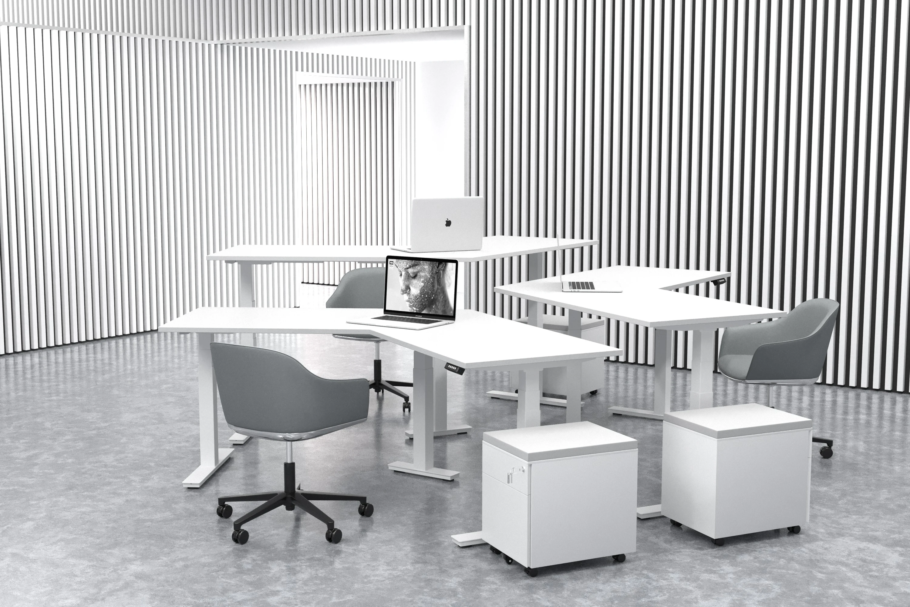 Office furniture equipment 3 drawers cabinet filing cabinet for A4 File steel metal Cabinet Mobile Pedestal moving storage