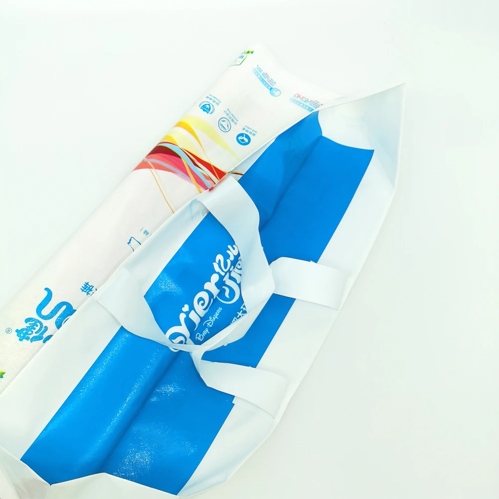 Daily Use Ldpe Bags Hygiene Products Customised Plastic Designer Disposable Baby Diapers Packaging Bag