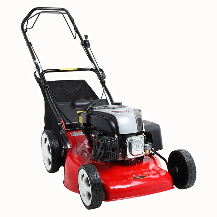 20inch GXV160 gas powered hand push self propelled petrol lawn mower