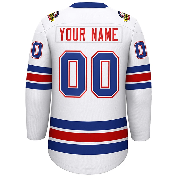 2024 New Products Customized Team Training Game Ice Hockey Jersey Sublimated Printed Logo Name Number Hockey Jersey For Man