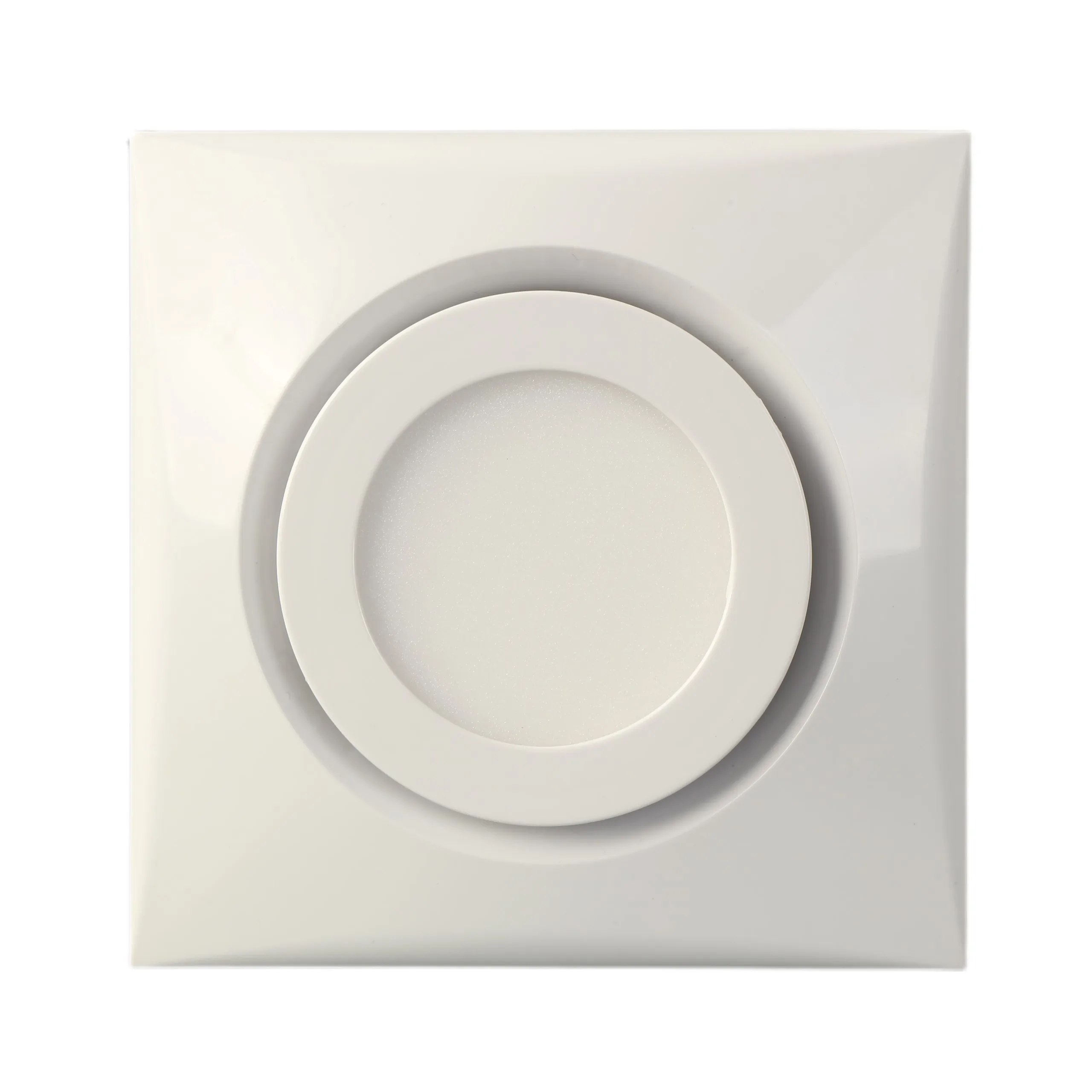 Пластиковый малошумный настенный вытяжной вентилятор для ванной, 4/6 дюймов, со светодиодной подсветкой