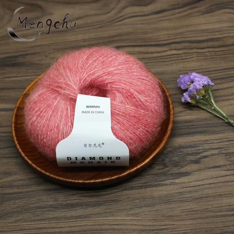 
china factory popular wholesale good quality handknitting yarn mohair acrylic wool blended 
