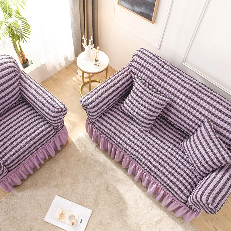 
New arrival jacquard polyester protective living room luxury stretch sofa cover 