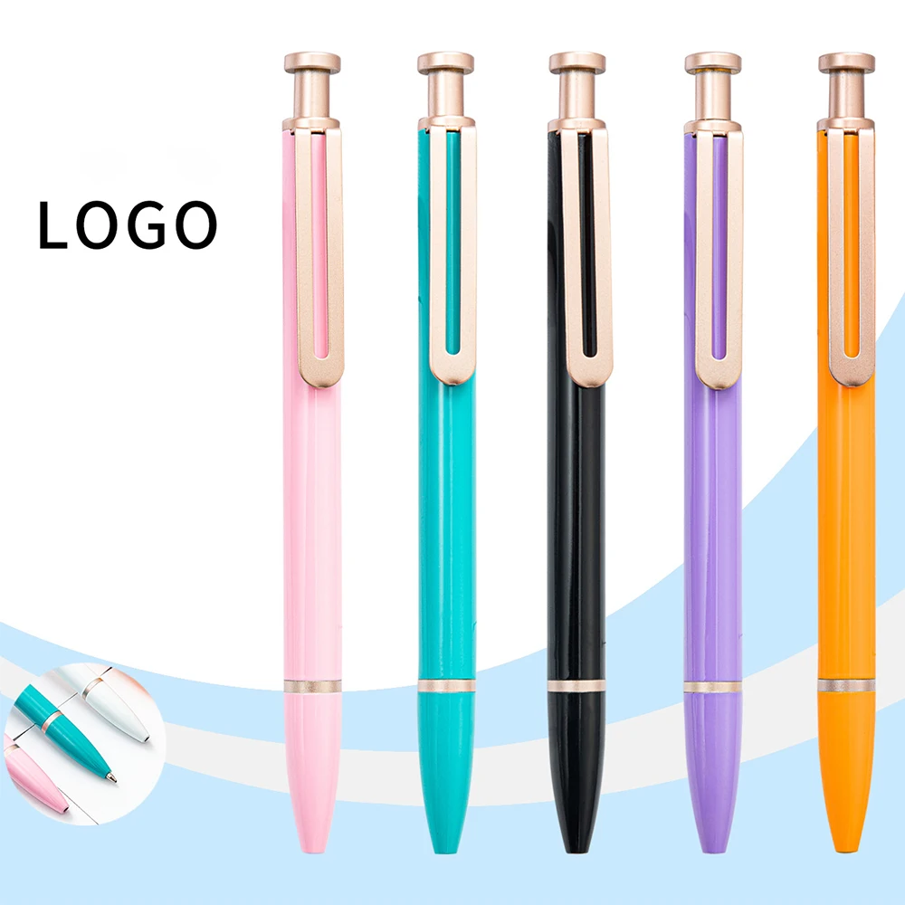 Custom Logo Free Sample 2022 Wholesale Mental Ball Point Pen